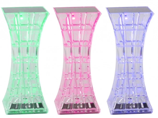 Crystal RGB LED Night Lamp with Remote Control