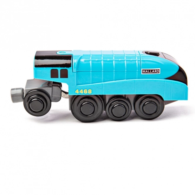 Elektrische locomotief Mallard blauw