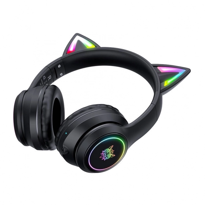 Gaming-Kopfhörer mit Katzenohren ONIKUMA B90 Schwarz