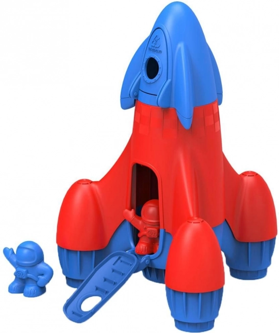 Green Toys blue rocket – eco-friendly space toy for kids