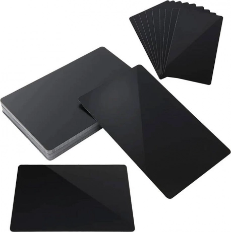 Jeu de cartes de visite en aluminium LASERPECKER (100 pcs)
