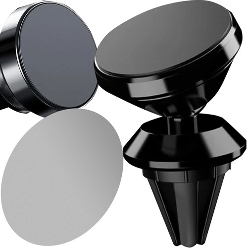 Magnetic car phone holder for air vent