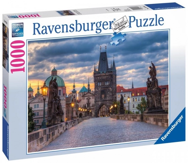 Praag: Wandeling over de Karelsbrug puzzel 1000 stukjes