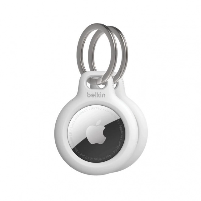 Porte-clés Secure Holder pour AirTag - 2 pcs blanc