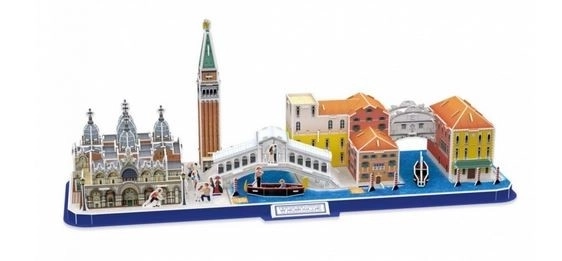 3D puzzel panorama Venetië - 126 stukjes