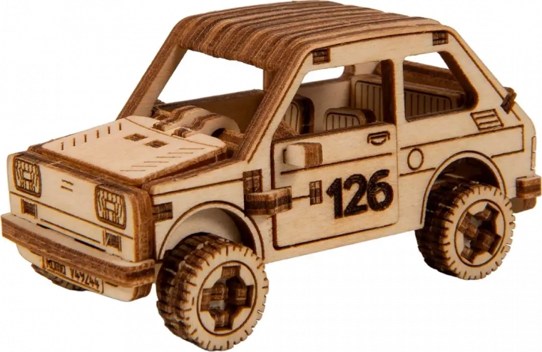 Puzzle 3D en bois – modèle de voiture de rallye 3