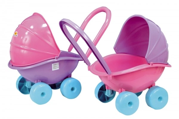 Kinderwagen van plastic diep ei 29x45x49cm