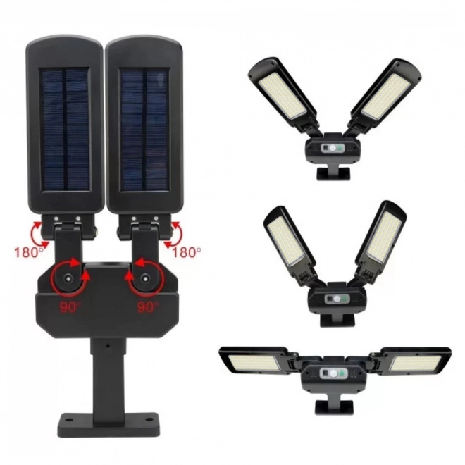 Zon LED straatlamp met sensor en afstandsbediening