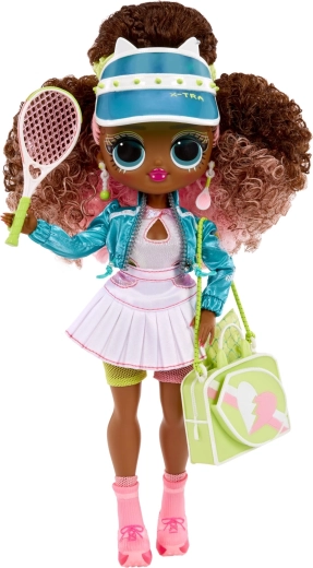 Stylish doll in sports outfit