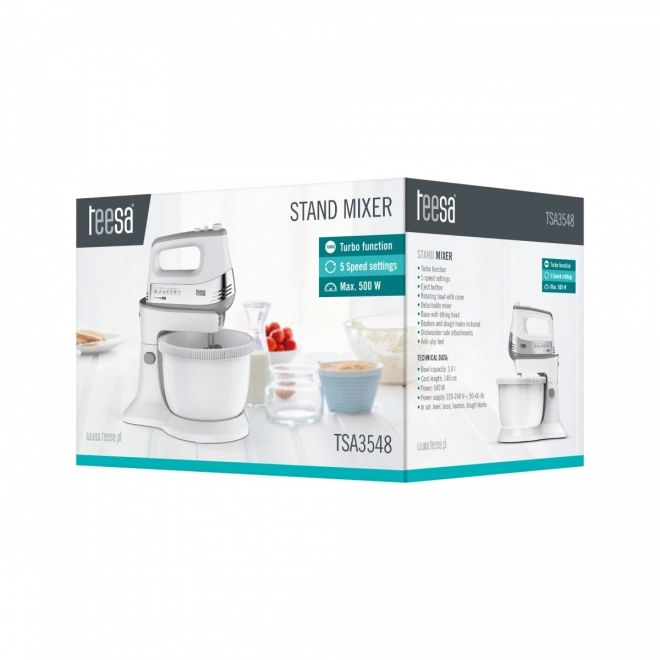 Handmixer met roteerbare schaal 500W