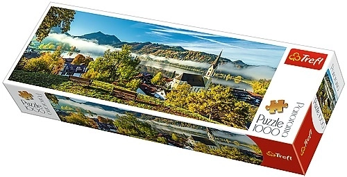 Panoramische puzzel meer Schliersee 1000 stks