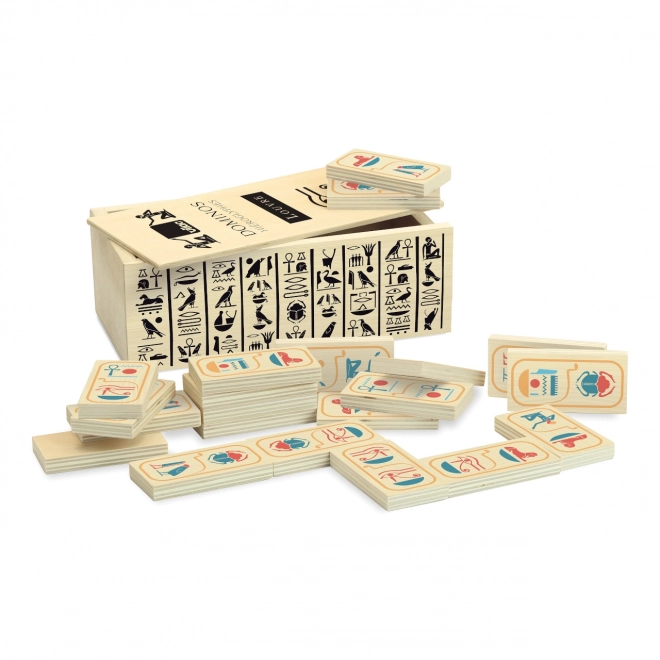 Vilac domino met hiërogliefen