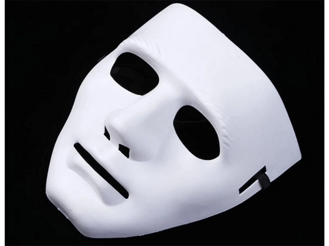 White Halloween Michael Myers Horror Mask