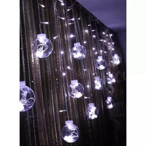 Lichterkette mit Fernbedienung 108 LED Kaltweiß