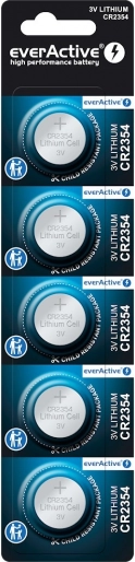 Lithium knoopcel batterij mini CR2354, 5 stuks