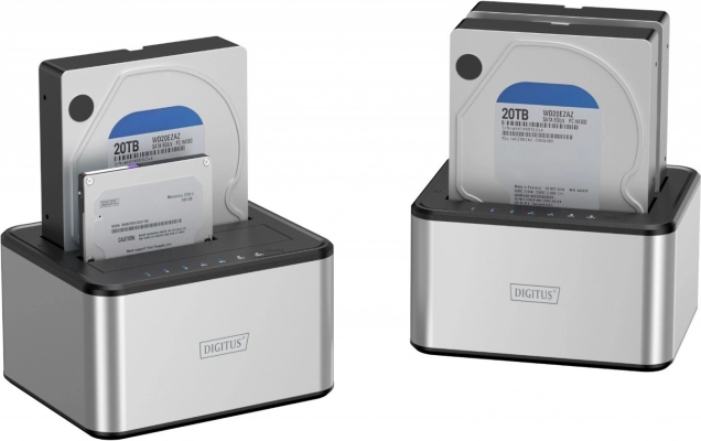 Ondersteuning voor 2,5" en 3,5" HDD en SSD
