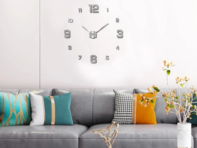 3D Wandtattoo XXL Wanduhr