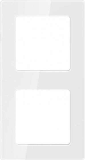 Cadre double pour interrupteurs AVATTO – blanc