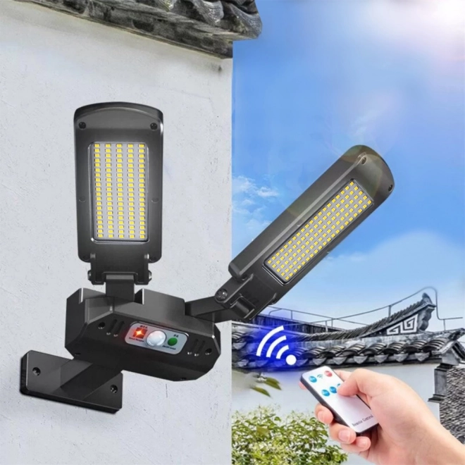 Zon LED straatlamp met sensor en afstandsbediening