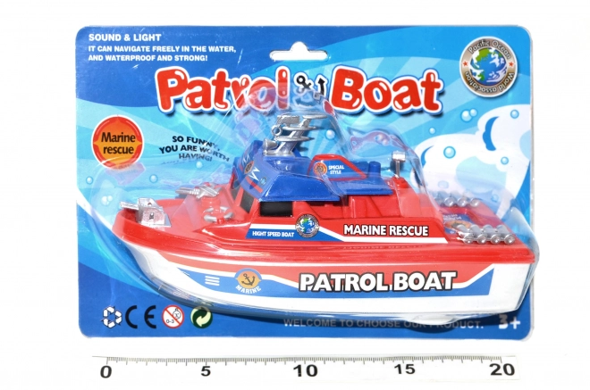Bootje voor in het water 20 cm