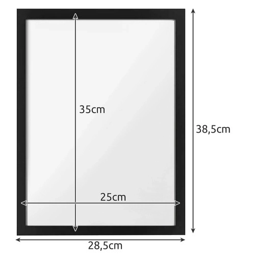 Magnetische lijst 30x40cm- 2 stuks. Malatec 23109