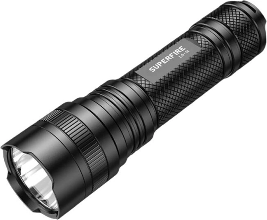 Lampe de poche SUPERFIRE L6‑H 750 lm avec USB‑C et 5 modes