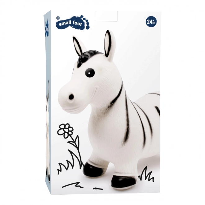Opblaasbare springbal Zebra voor kinderen