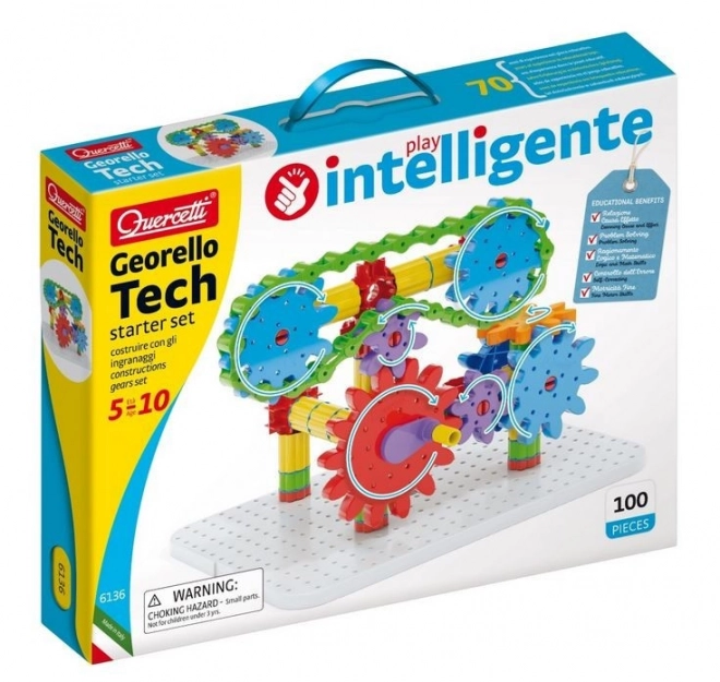Bouwdoos tandwielen Quercetti Georello Tech
