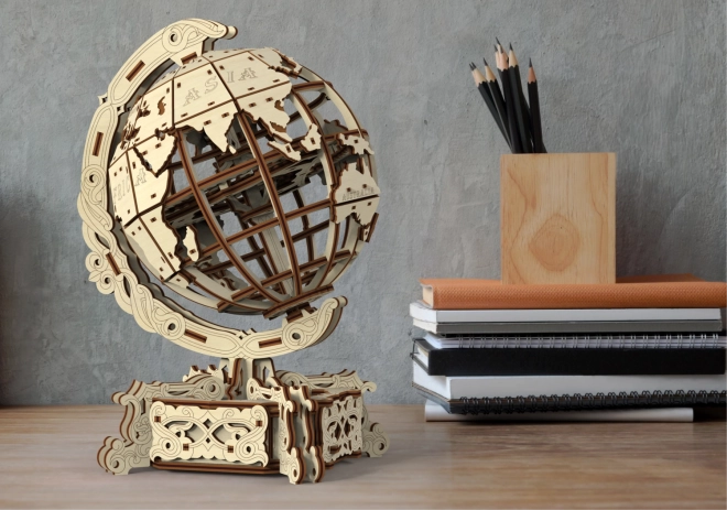 Wooden City 3D puzzel Globus 231 onderdelen