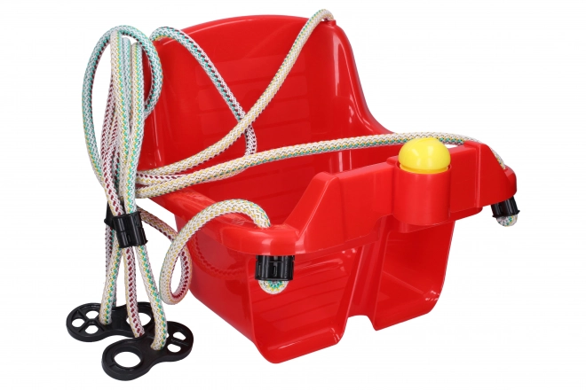 Kunststof kindersschommel - rood