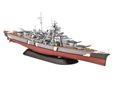 Plastic model oorlogsschip Bismarck