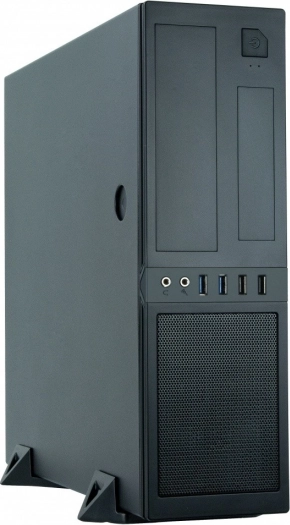 Compact Black mATX Computer Case
