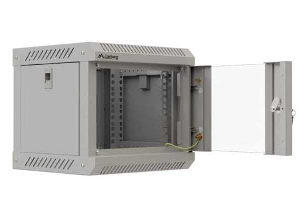 Wandgemonteerde 10-inch rackkast 4U 300x300 grijs