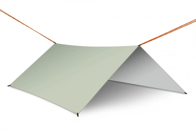 Tarp Campingplane Zelt Hängematten Regentarp Grau 300cm