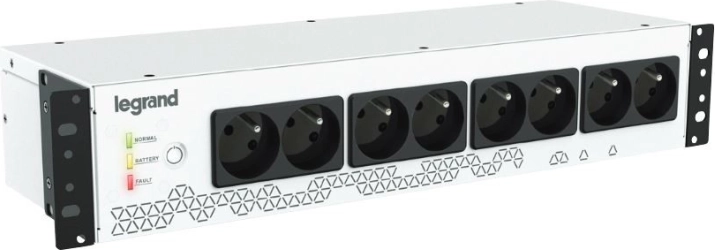 onduleur legrand keor pdu 800 va/480 w, 8x prises fr, rack 19"