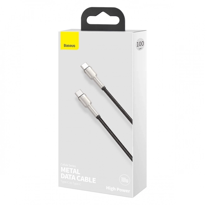 USB-C kabel Baseus 100W, 1m, zwart