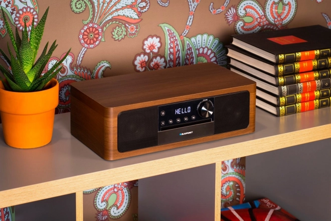 Alles-in-één Bluetooth, HDMI ARC, optische invoer CD/MP3/USB/AUX Klok/Alarm Microfoon