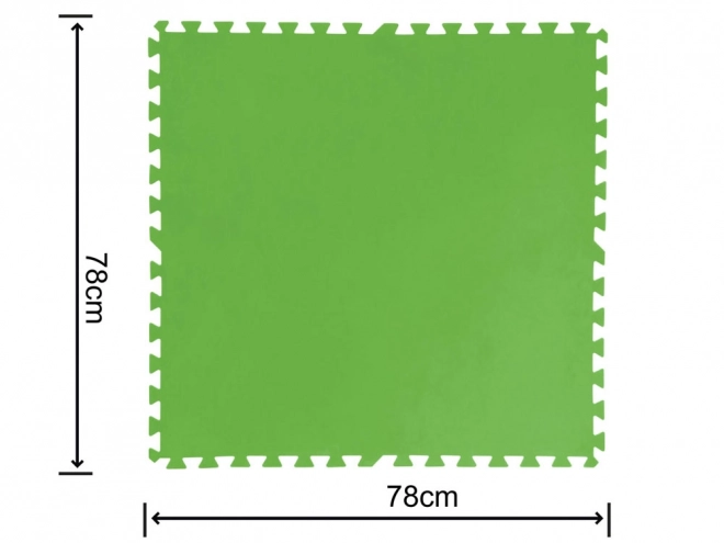 Grüne Schaumstoffmatte für Gartenschwimmbecken
