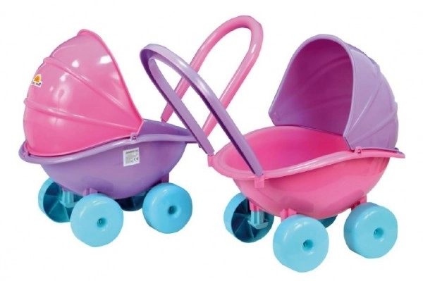 Kinderwagen van plastic diep ei 29x45x49cm