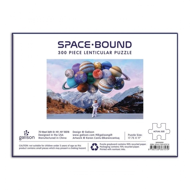 Galison Puzzle changeant Vers l’espace 300 pièces