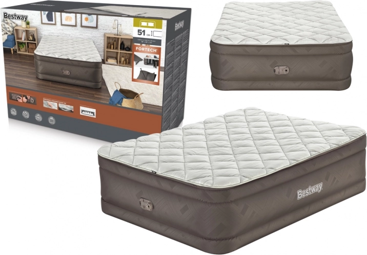 BESTWAY air mattress with integrated pump 203 × 152 × 51 cm
