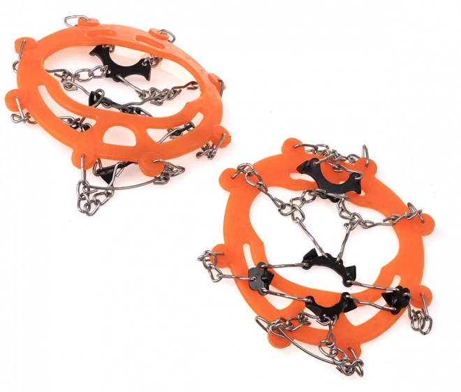 Crampons de chaussures couleur orange – taille 39-45, étui pratique