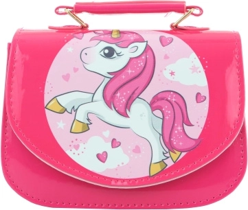 Kinderhandtas in roze met eenhoorn