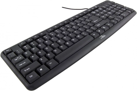 Ergonomische Form für komfortables Tippen