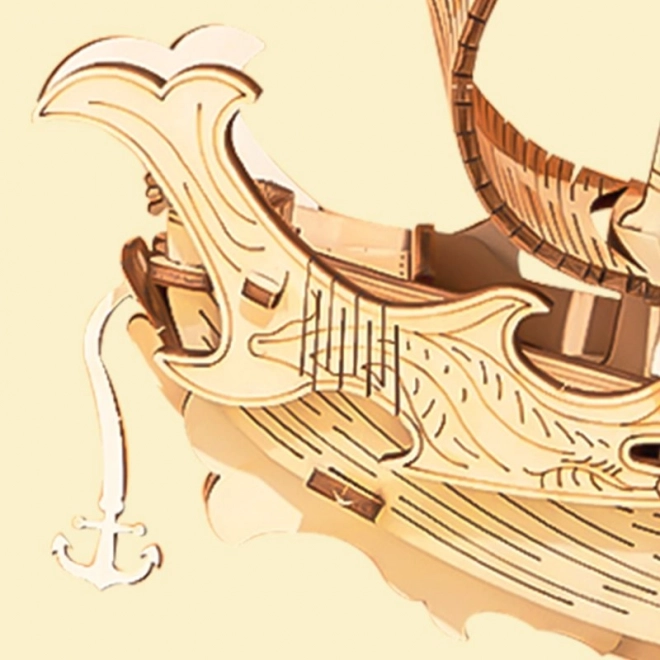 Japanse diplomatieke boot - 3D houten bouwpakket - decoratie