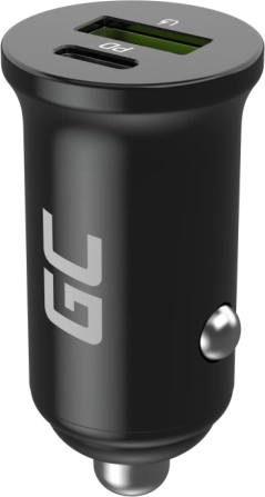 Autoladegerät PowerRide Nano38 38W 6A 1xUSB‑C, 1xUSB‑A