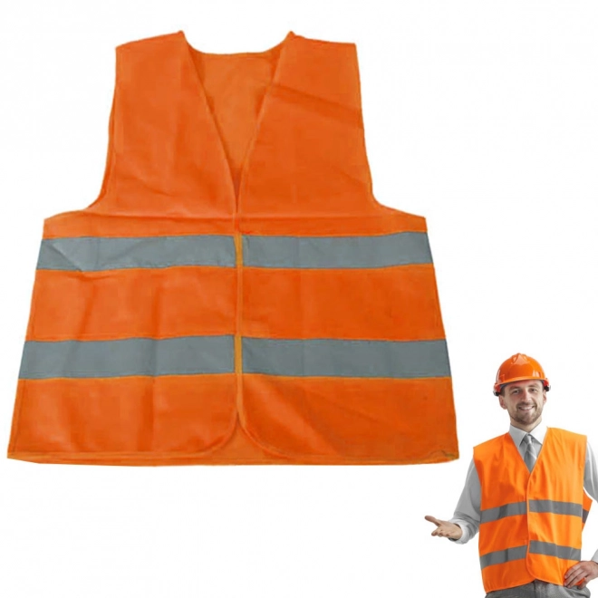 Warning Reflective Vest Orange