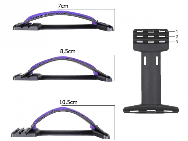 Back Stretching Device with Massage Spikes