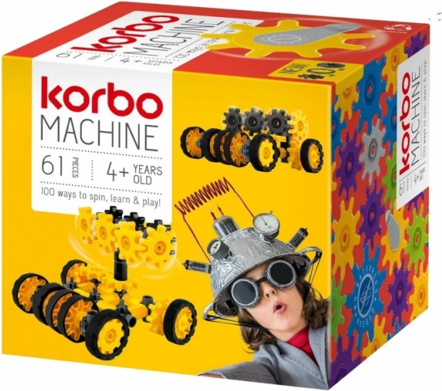 Jeu de construction Korbo Machine 61 pièces