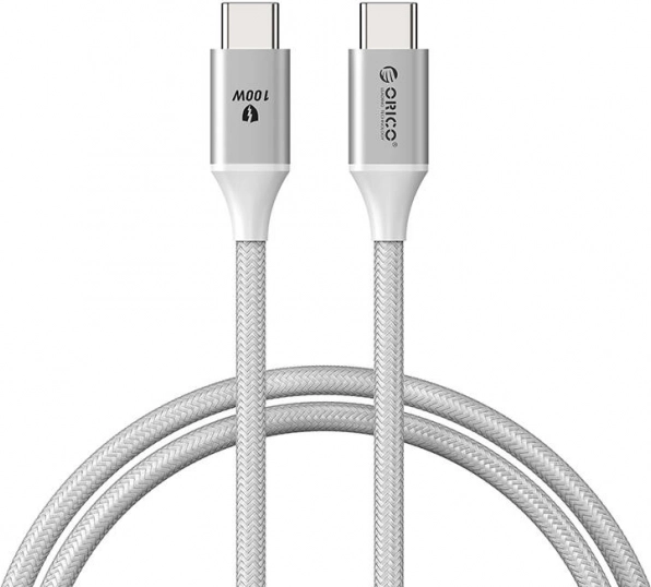 Orico USB‑C to USB‑C charging cable 100 W, white
